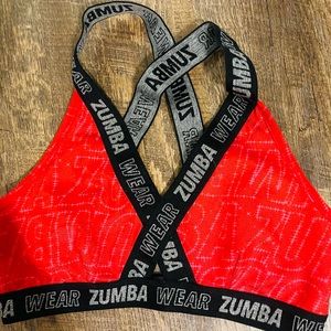 Zumba bra red